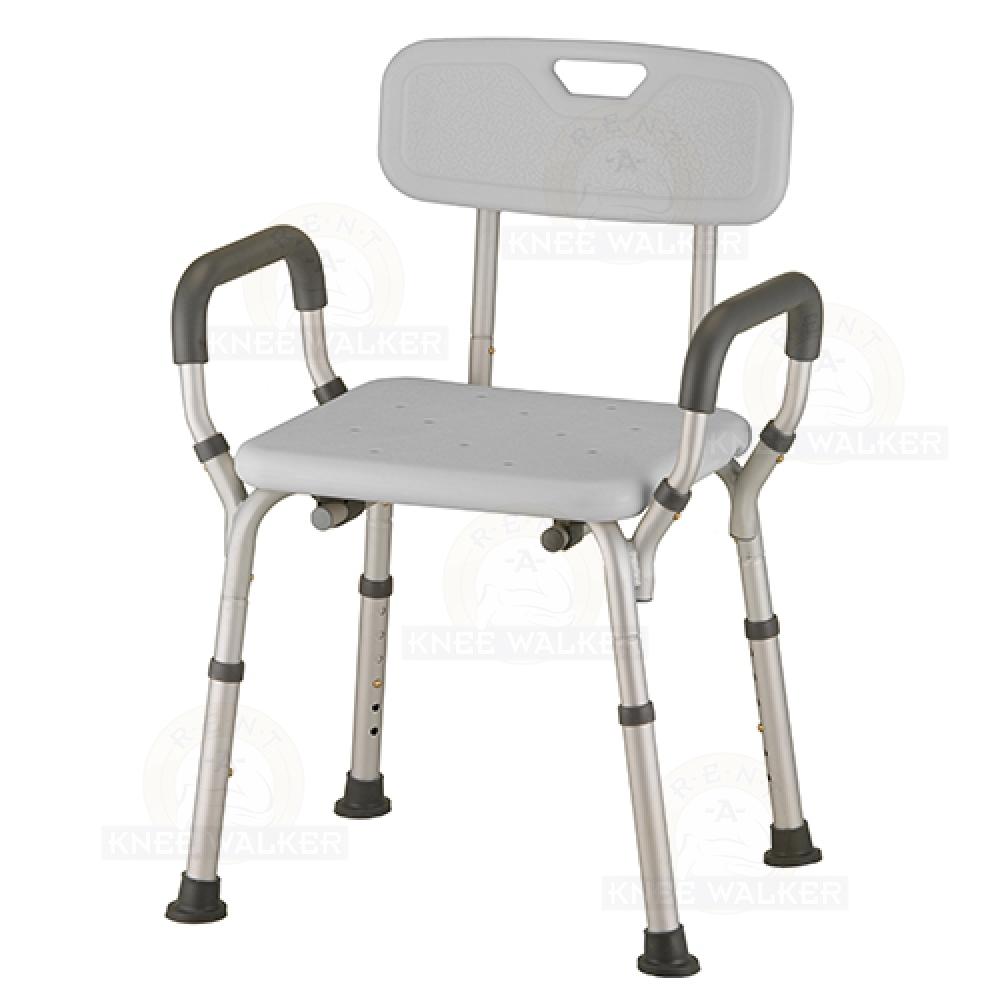 Shower Chair With Back And Arms 300lbs 9036 R Rent A