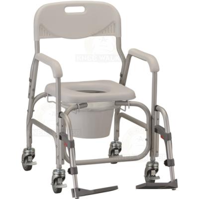 Commode, Wheeled Shower Chair, Padded with SA, 250lbs large photo 1