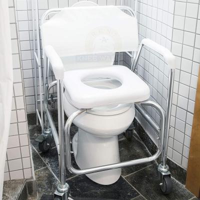 Commode, Wheeled Shower Chair 250lbs large photo 3