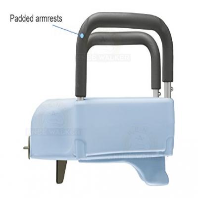 Raised Toilet Seat with Lock, Arms 350lbs large photo 3