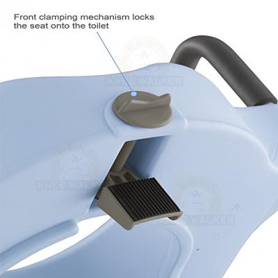 Raised Toilet Seat with Lock, Arms 350lbs large photo 4