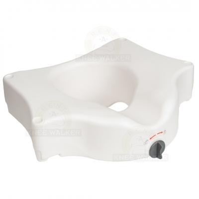 Raised Toilet Seat with Lock 300lbs, Reg and Elong large photo 1