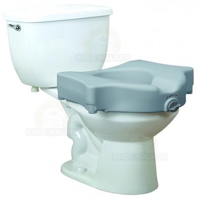 Raised Toilet Seat with Lock 600lbs large photo 1