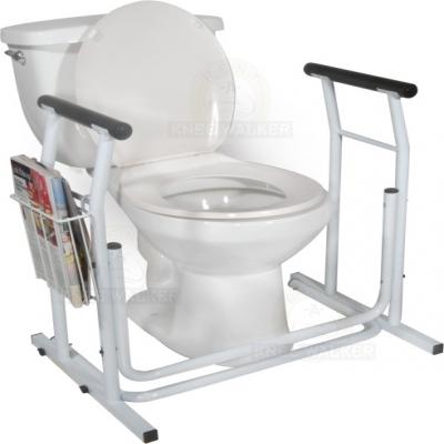 Toilet Support Rails, 300lbs Free-Standing large photo 1