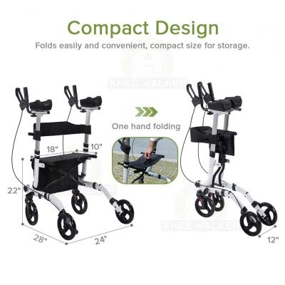 Walker, Rollator Upright Standing large photo 3