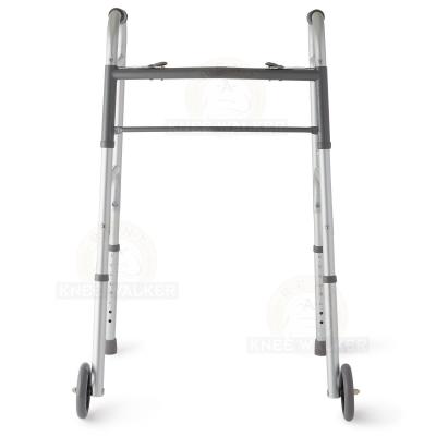 Walker-Two Button Folding Walker 5in Wheels large photo 4