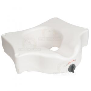 Thumbnail image of Raised Toilet Seat with Lock 300lbs, Reg and Elong