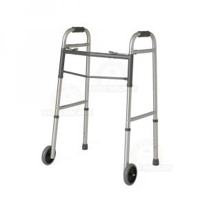 Thumbnail image of Walker-Two Button Folding Walker 5in Wheels (P)