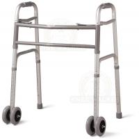 Thumbnail image of Walker-Two Button Folding, Front Wheels Bariatric 500lbs (P)