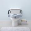 Raised Toilet Seat with Lock, Arms 350lbs thumbnail photo 1