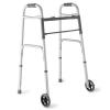 Walker-Two Button Folding Walker 5in Wheels thumbnail photo 1