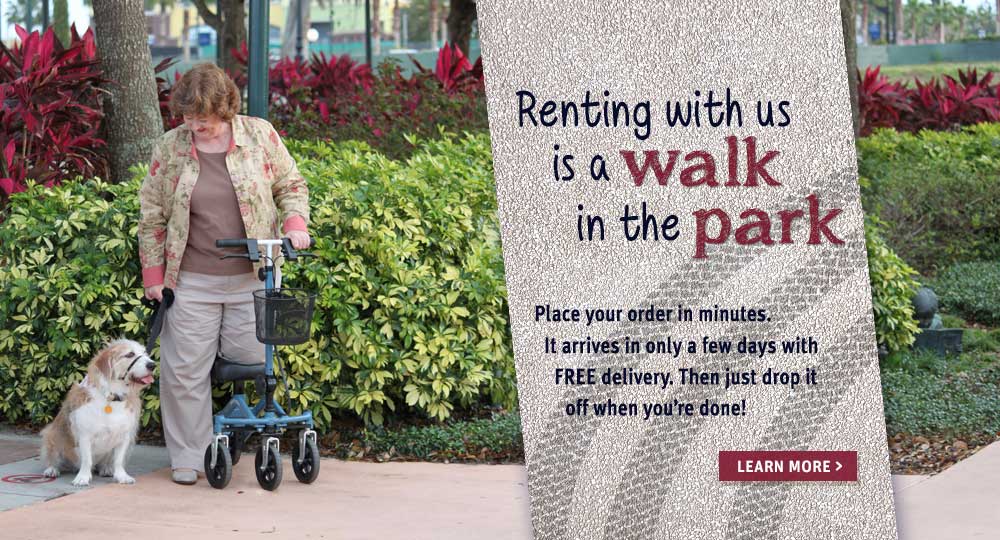 Rent a Knee Walker or Knee Scooter Shop all models