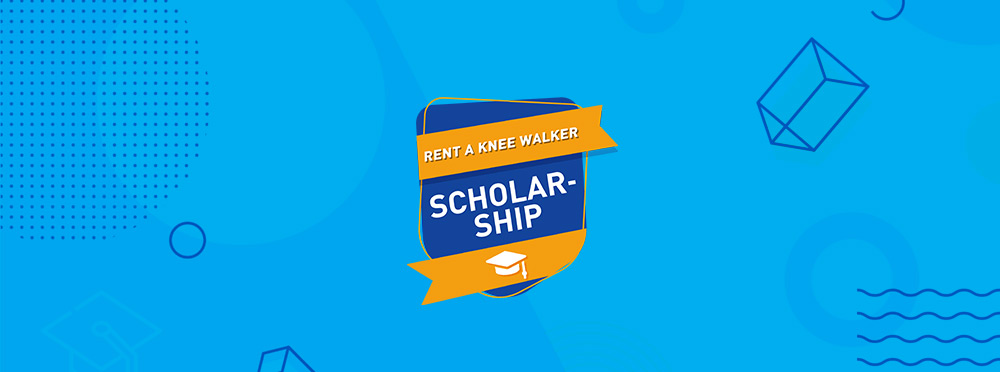 Header Banner for Rent A Knee Walker Scholarship Application