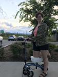 Thumbnail of  using a Swivelmate Knee Walker from Boulder, CO