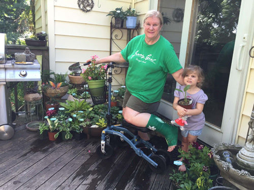 woman with granddaughter on swivelmate