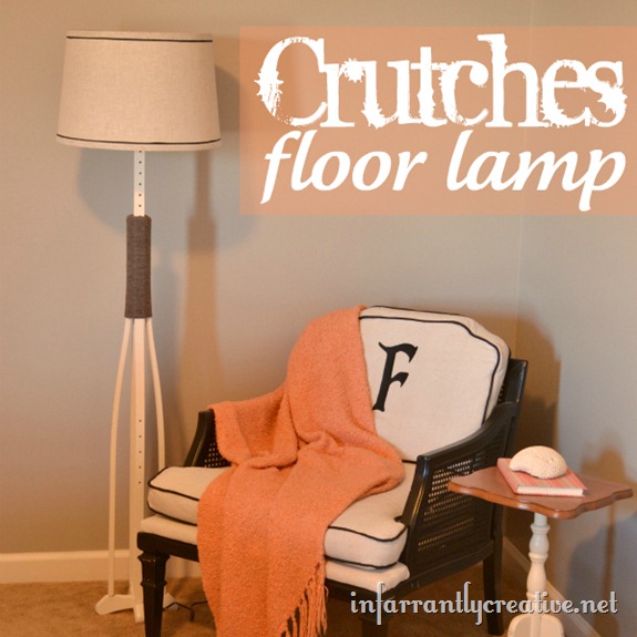 Crutches Floor Lamp