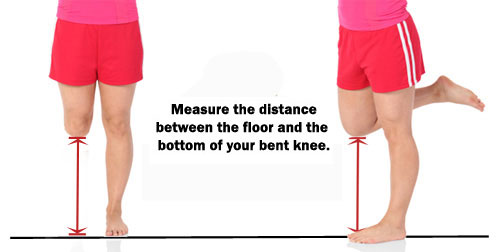 how to measure a knee walker