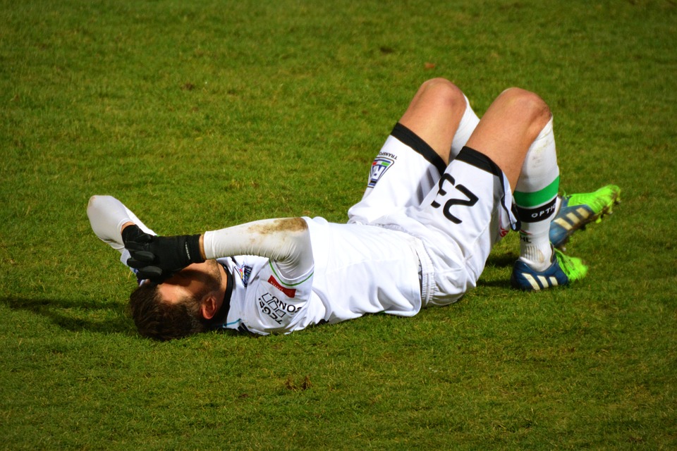 Soccer player injured