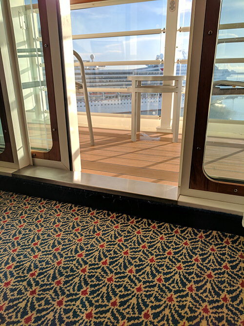 cruise balcony