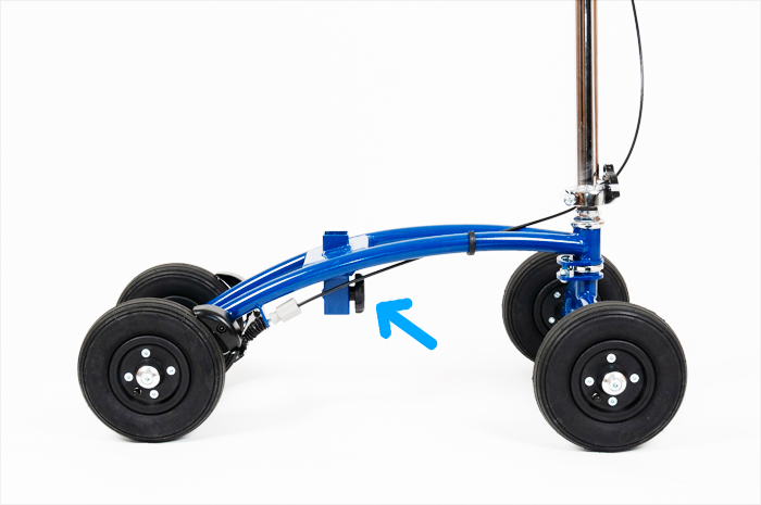 Orthomate all terrain knee scooter