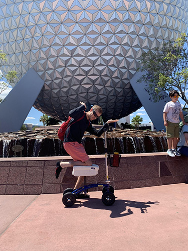 knee scooter at epcot