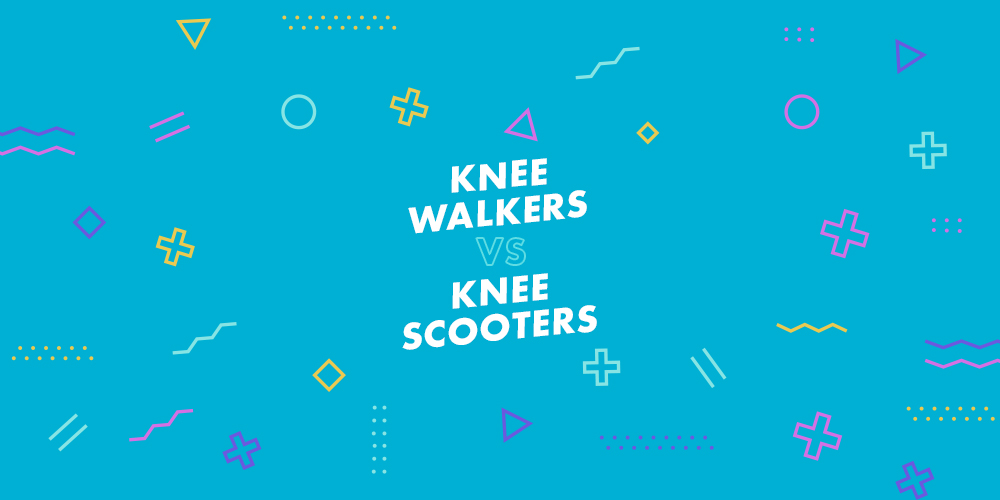 Whats the Difference Between a Knee Scooter and a Knee Walker Large Image