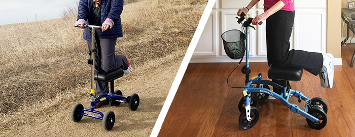 knee scooter outdoor vs indoor