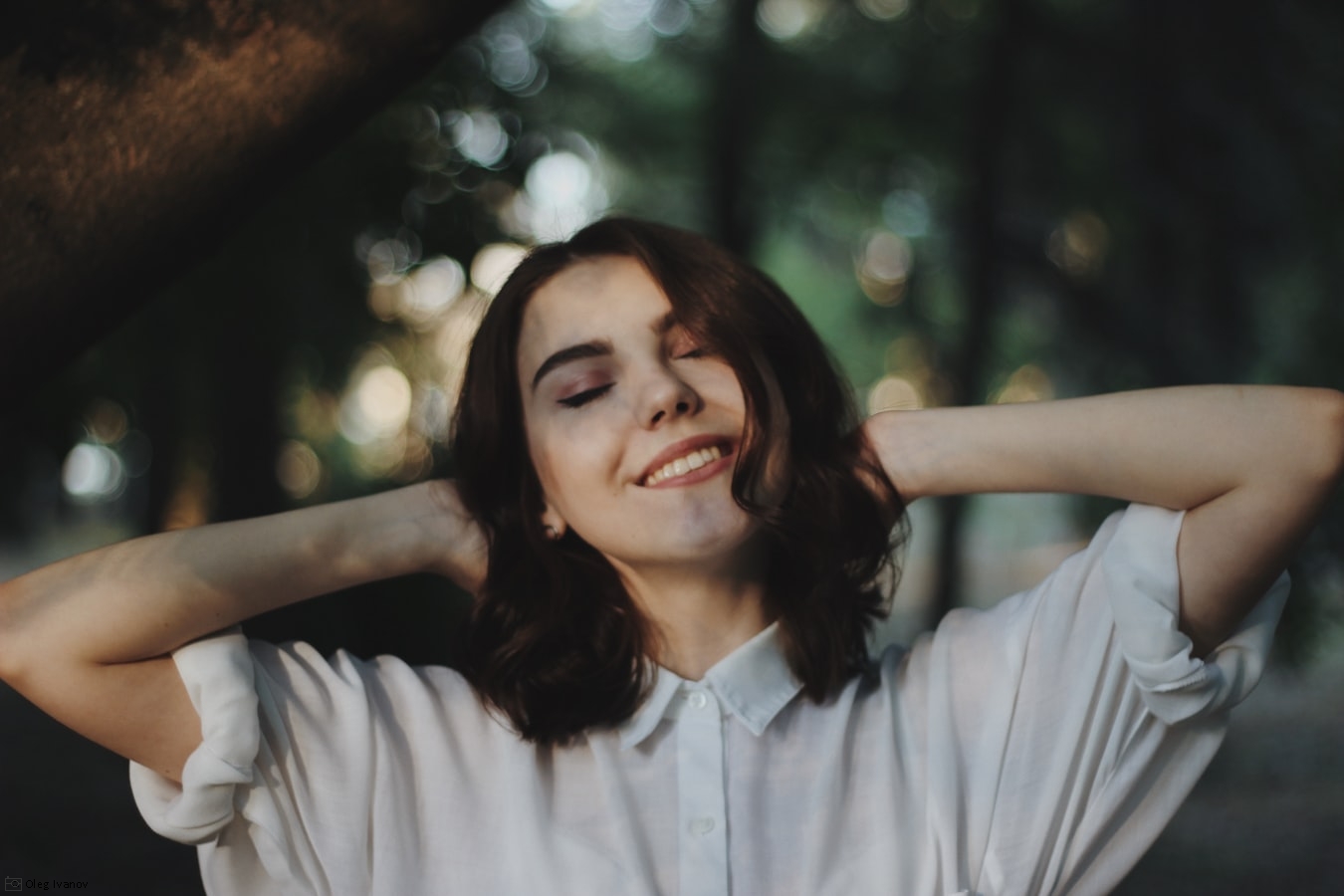 woman relaxing