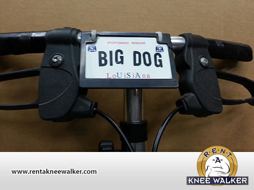 knee walker handle bars big dog