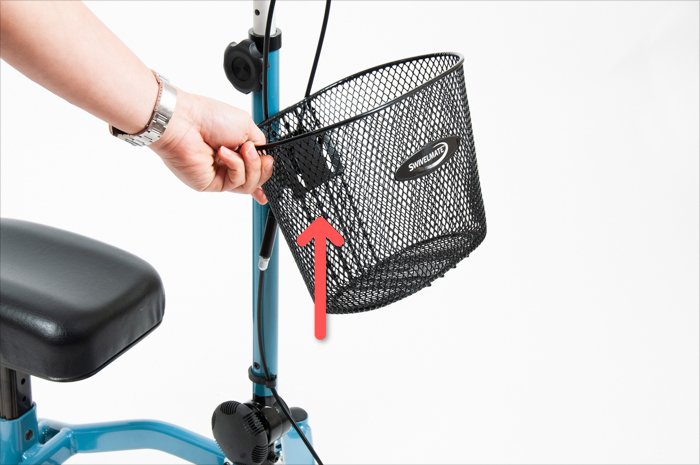 remove knee scooter basket