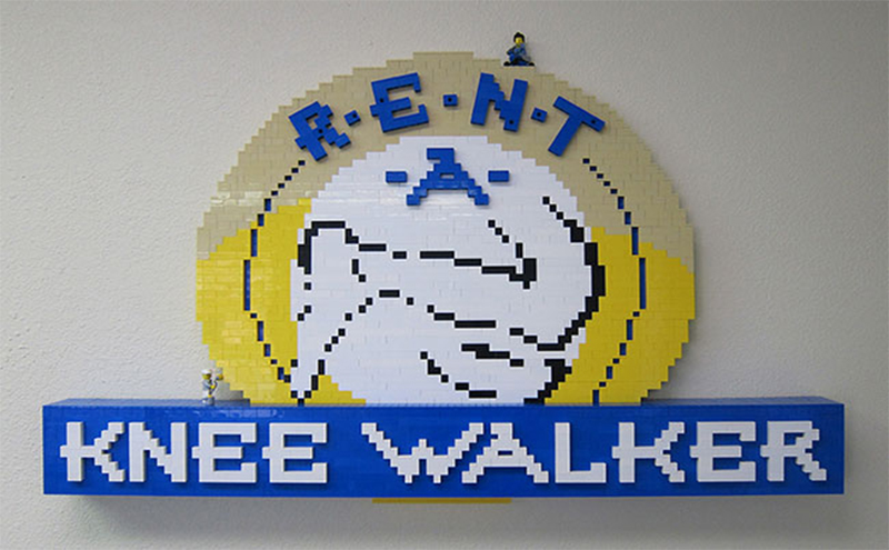 Our Logo Made From Thousands of Lego Bricks Large Image