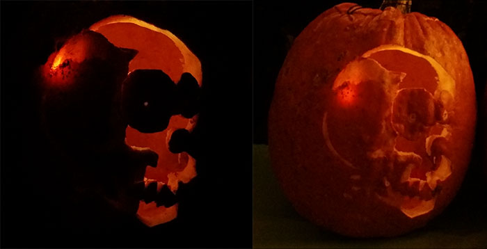 Skull Pumpkin