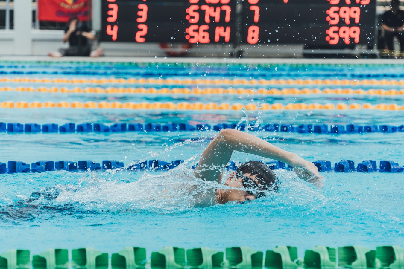 swimmer racing